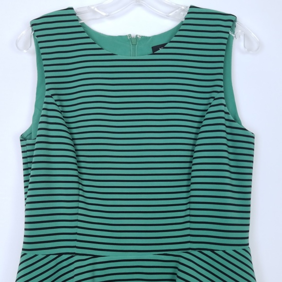 NINE WEST Sleeveless Peplum Sheath Dress Stretch - Picture 5 of 7